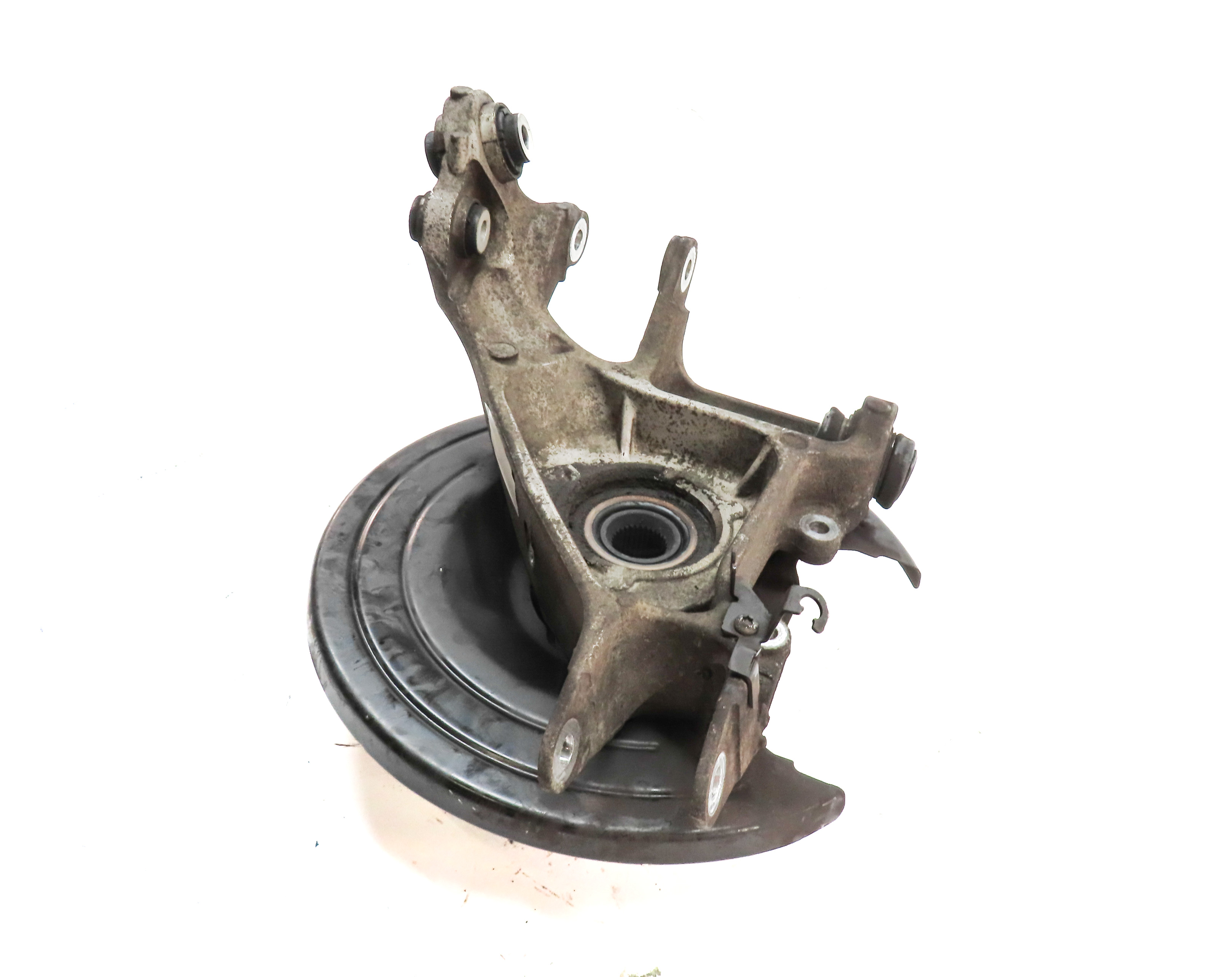 2014-2017 RANGE ROVER SPORT (L494) REAR LEFT DRIVER SPINDLE KNUCKLE WHEEL HUB — exact item pictured